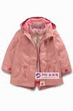 英国代购NEXT正品 女童新款粉色碎花3合一加厚外套夹克 3M-6Y