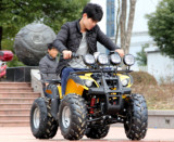 全地形ATV125cc小公牛沙滩车四轮越野车山地摩托车加长轴传动铝轮
