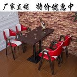 实木软包咖啡厅桌椅奶茶店冷饮店西餐厅快餐桌椅一桌二椅四椅组合