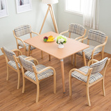 特价现代简约曲木餐椅 餐厅餐椅咖啡厅会议室椅子布艺餐椅木凳子