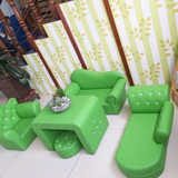 特价绿色幼儿园组合儿童沙发椅皇冠公主绘本馆可爱卡通宝宝皮沙