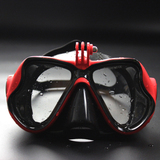 GoPro hero4潜水镜 山狗3+sj4000摄像机潜水眼镜小蚁运动相机面罩