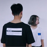 韩国ulzzang古着原宿学院风情侣装印花字母宽松短袖T恤大码男女潮