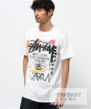 日本代购 STUSSY WT Doodle Tee 涂鸦短袖T恤 16SS