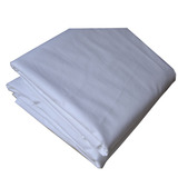 纯白色纯棉全棉床单被套枕套单件酒店宾馆医院旅馆单人双人床品
