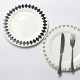 北欧西餐盘子牛排盘平盘10寸家用菜盘陶瓷骨瓷餐具套装碟子蛋糕盘