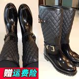 时尚韩国中筒女款雨鞋防滑长筒水鞋胶鞋靴子女士冬季高筒雨靴雨鞋
