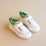 新款春夏季王菲同款儿童小白鞋平底网鞋白色休闲运动鞋男童女童鞋