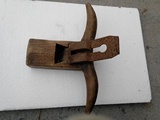 古玩杂项老牛头刨子木匠使用的制作家具木器的工具老物件实物标本