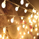 LED电池灯星星灯彩灯闪灯串灯圆球房间装饰户外防水圣诞节日新年