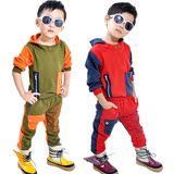 男童装儿童套装婴儿衣服秋冬季宝宝户外服1-2-3-4-5岁运动两件套