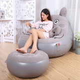 创意龙猫懒人沙发单人阳台午睡充气沙发床卧室创意休闲日式懒人椅