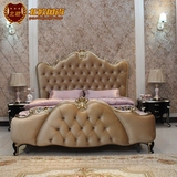 欧式床双人床实木床1.5米1.8m 新古典婚床布艺公主床欧式家具特价