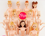 芭比娃娃蛋糕模具烘焙模型婚纱设计专用公主18cm29cm裸娃素体玩具