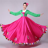 古装新娘韩服朝鲜民族舞蹈服装阿里郎女大长今演出服装长鼓表演服