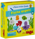 德国HABA玩具 4983儿童亲子互动益智逻辑思维玩具桌游比赛钓鱼2岁