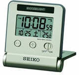 代购日本原装进口seiko/精工电波旅行超薄闹钟SQ772G夜光
