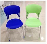 特价时尚创意塑料椅子 餐椅宜家家用简约现代休闲咖啡椅靠背椅子