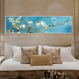 新中式风格床头画装饰画现代简约卧室有框挂画客厅沙发背景墙壁画