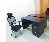 特价简易写字桌环保书桌简约现代组合带抽屉柜子办公电脑桌椅带锁