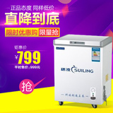 穗凌 BD-100 家用小冰柜 冷冻冷藏 单温商用冷柜 卧式小型冷柜