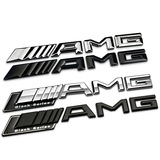 奔驰改装金属AMG车标车贴 C级E级S级CLA C63 AMG车尾标 字标 贴标