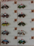 2016-1如意封猴纪念封重庆集邮公司纪一套10枚贴M猴零枚票 带封套