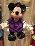 香港迪士尼正品代购 米妮老鼠学士服造型 毛绒公仔