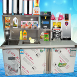 奶茶店操作台冰柜水吧台保鲜冷藏柜工作台 沙拉台冷冻柜 可订做