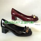 KISSCAT接吻猫女鞋2016秋款新款专柜正品粗跟女鞋单鞋KA76521-81