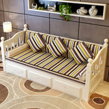 实木沙发床松木沙发床欧式沙发床 推拉储物沙发床1.2,1.5,1.8定做