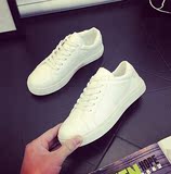 小白鞋女学生系带韩国运动鞋女学院风白色板鞋平底休闲单鞋子女鞋
