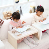 韩国进口塑料便携可折叠儿童学习桌床上桌电脑桌地板游戏桌书桌