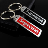 厂家直销 supreme个性钥匙扣 金属汽车钥匙扣配饰 情侣创意小礼品