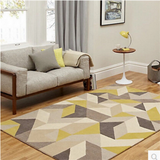 时尚简约欧式宜家客厅茶几沙发地毯卧室书房地毯定制手工现代地毯