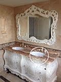 美式欧式仿古浴室柜/实木落地/高贵奢华/单双盆台组合洗漱柜A112