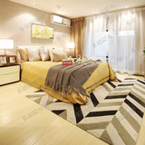现代简约样板间卧室床头地毯 时尚客厅茶几满铺长方形地毯可定制