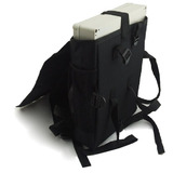 电机电瓶/铁锂电池大容量背包 背带加厚  前置带子可放逆变器