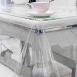 超薄PVC下垂餐桌垫透明塑料软质玻璃台布 防水防油免洗桌布茶几垫