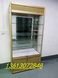 深圳精品展示柜玻璃柜钛合金货架药店玻璃柜饰品展柜手机货柜