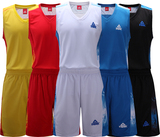 匹克大码运动套装夏季男V领无袖背心短裤跑步健身透气篮球服套装