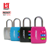 锐赛特（RESET）密码锁 RST-073三位多彩旅行箱包抽屉衣柜挂锁