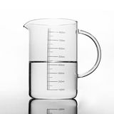 勒顿 耐热玻璃量杯带刻度800毫升高硼硅玻璃微波可用烘焙器具