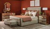 北欧小户型布艺床 美式乡村双人床 1.8米样板房间卧室软包床订制