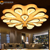 超薄客厅灯大气现代简约LED大厅吸顶灯温馨时尚花型卧室房间灯饰