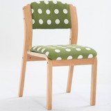 简约特价实木曲木宜家软包布艺餐椅咖啡厅酒店椅日式书桌椅子