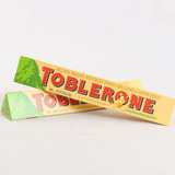 瑞士进口零食品 toblerone三角巧克力100克盒装香脆玉米片绿条