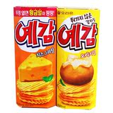 韩国进口零食 好丽友芝士奶酪味薯片60g 碳烤土豆膨化薯片