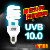 爬虫陆龟UVB灯uvb紫外线灯多肉植物补光灯蜥蜴补钙灯5.0节能10.0