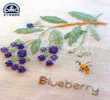 法国正品DMC十字绣套件 卧室小幅 青木和子草莓物语系列 蓝莓心情